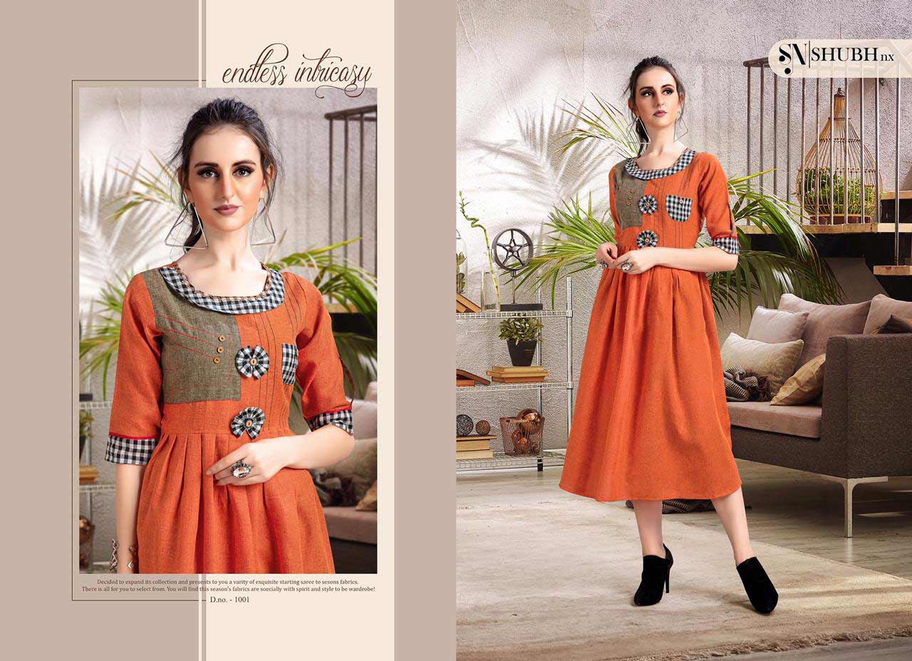 Shubh Nx Aarohi Vol 1 Cotton Thread Work Kurti Shubh Nx Aarohi Vol 1 Cotton Thread Work Kurti